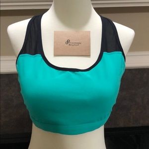 Fabletics Sports Bra with Mesh Inserts
